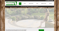 Desktop Screenshot of meadowlandscapes.co.uk